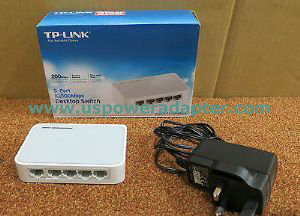 New TP-Link 5-Port 10/100Mbps Desktop Switch TL-SF1005D 1730502038 Inc Power Adapter